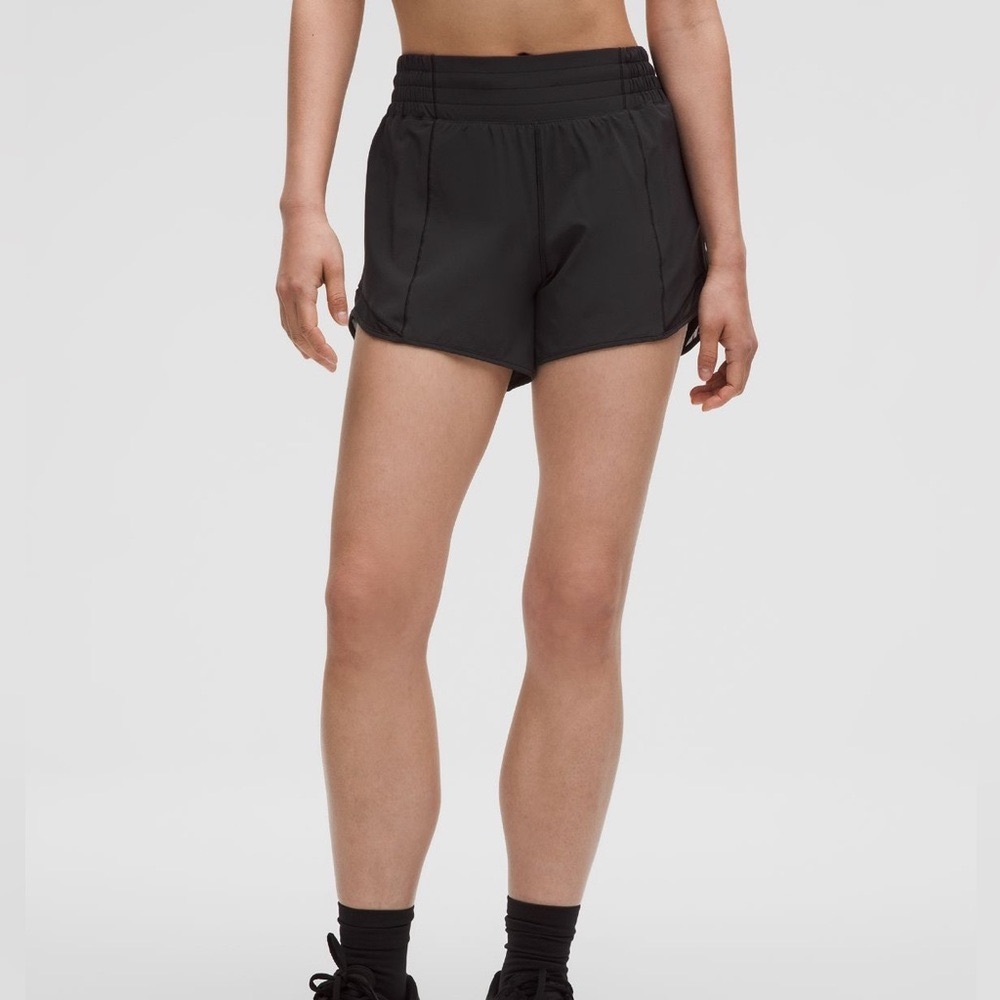Lululemon Black Hotty Hot shorts